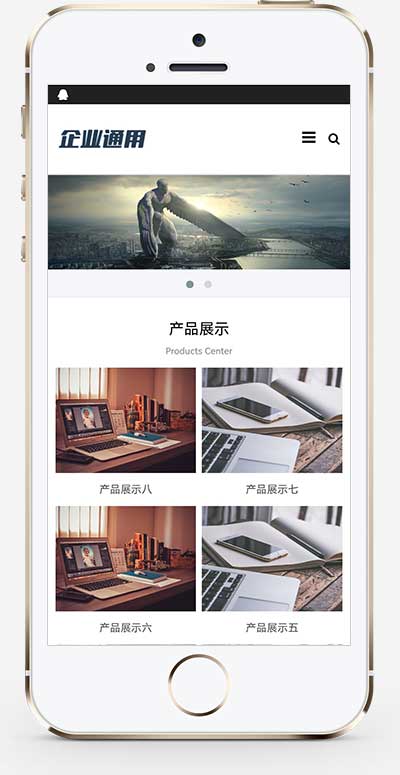 简约大气的通用企业网站 产品展示型