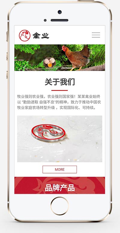 家禽饲养基地类网站 养殖企业