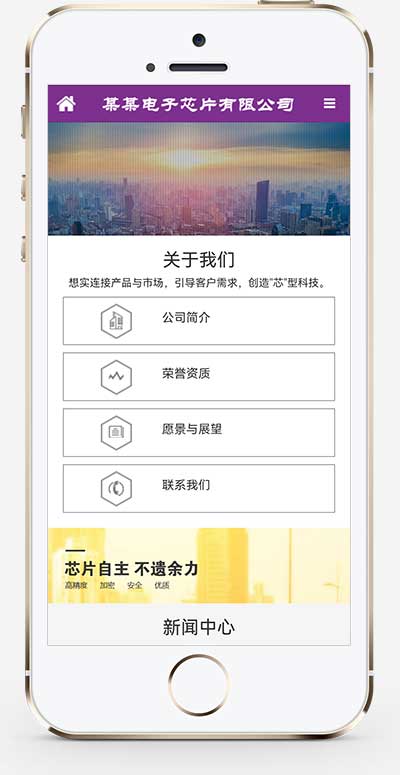 紫色电子元件网站 芯片研发设