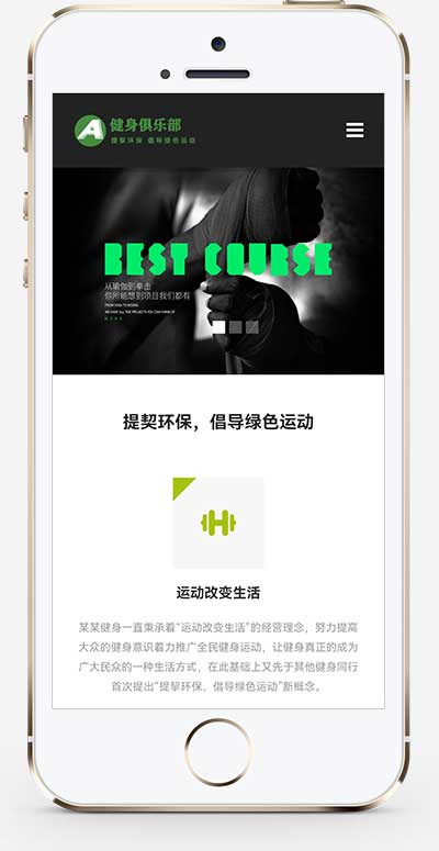 健身俱乐部类网站