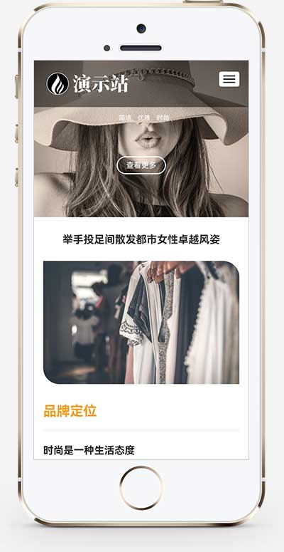 时尚女装服装展示类网站 女装加盟网